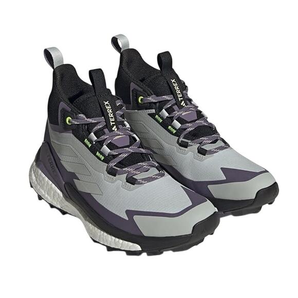 Adidas Womens Terrex Free Hiker 2 GTX Shoes US 10.5 Grey Purple Athletic WP NIB